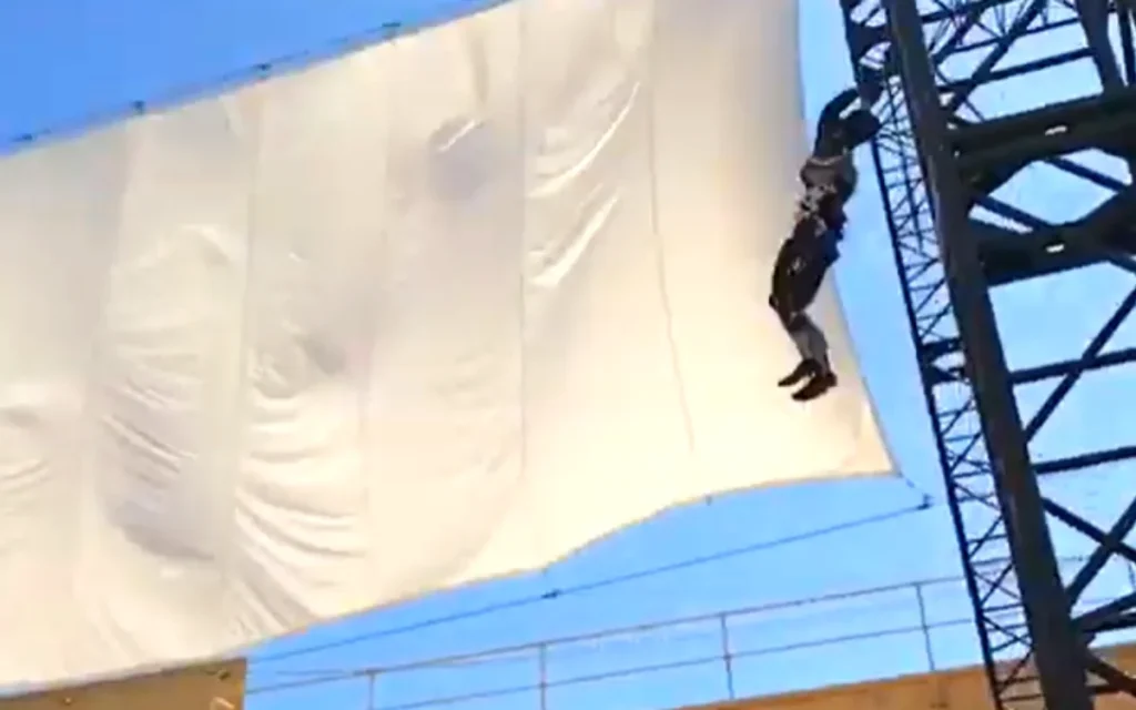 Disney designed and built a special robot that can fly through air and tackle stunts far beyond anything a human stuntman could do