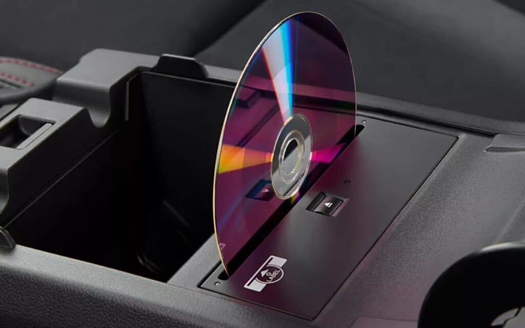 Subaru WRX can come with a CD player