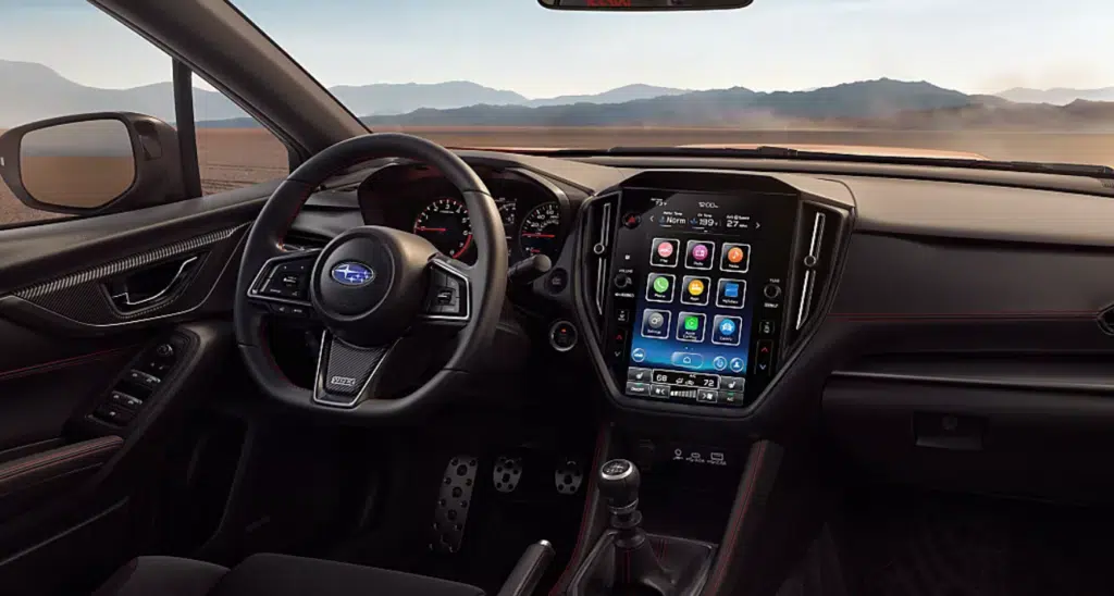 Subaru WRX can come with a CD player