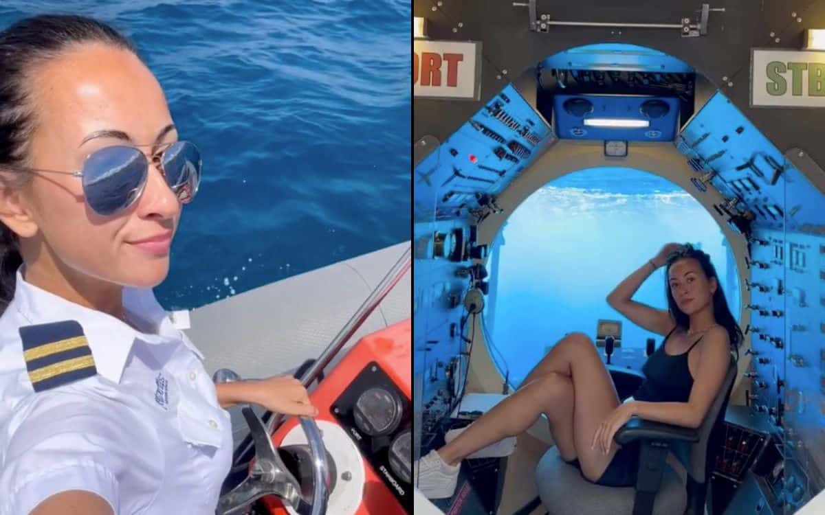 Submarine co-pilot Brittany Nash