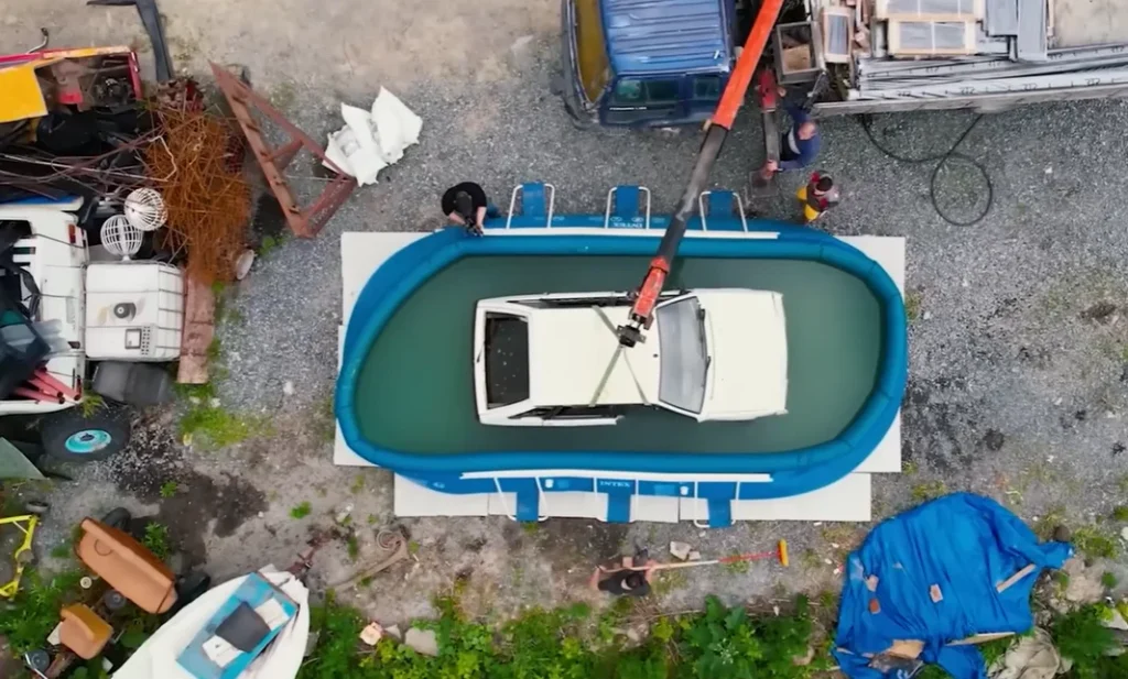 YouTube channel Garage 54 submerged a car in salt water for a year to see if it could survive and the results will leave you stunned
