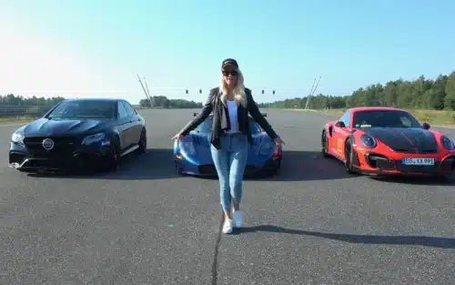 Supercar Blondie raced 10 sports cars in Germany