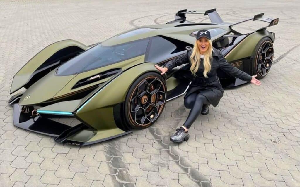 Alex Hirschi with Lamborghini