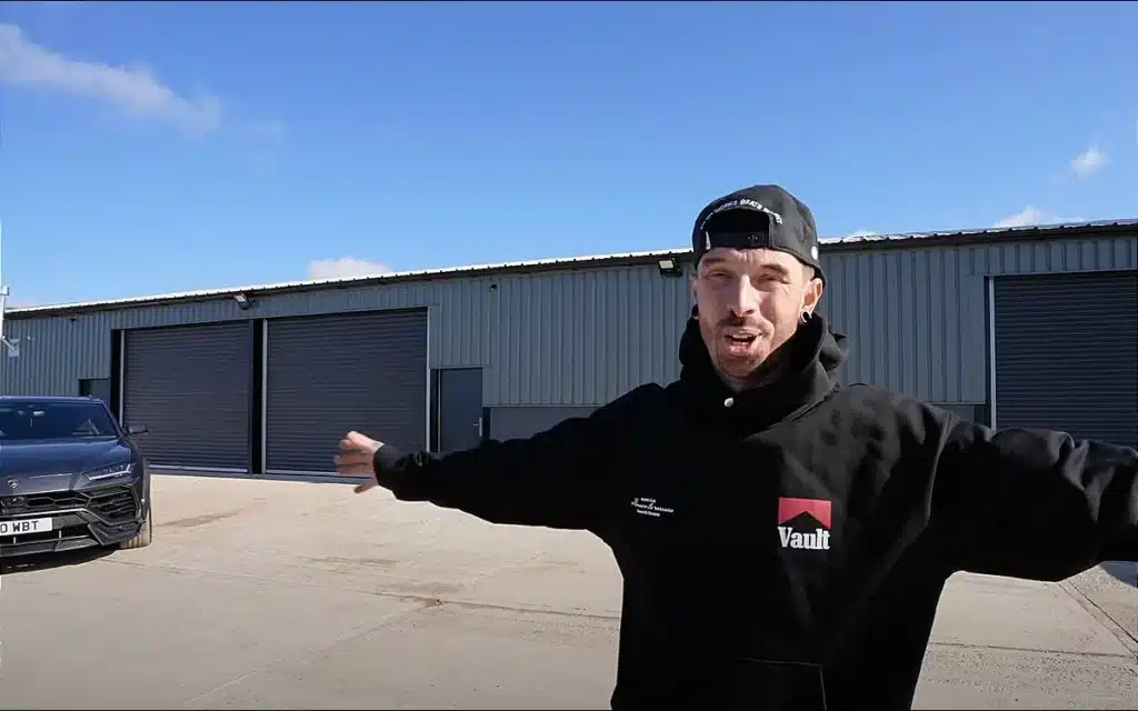 supercar workshop YouTuber