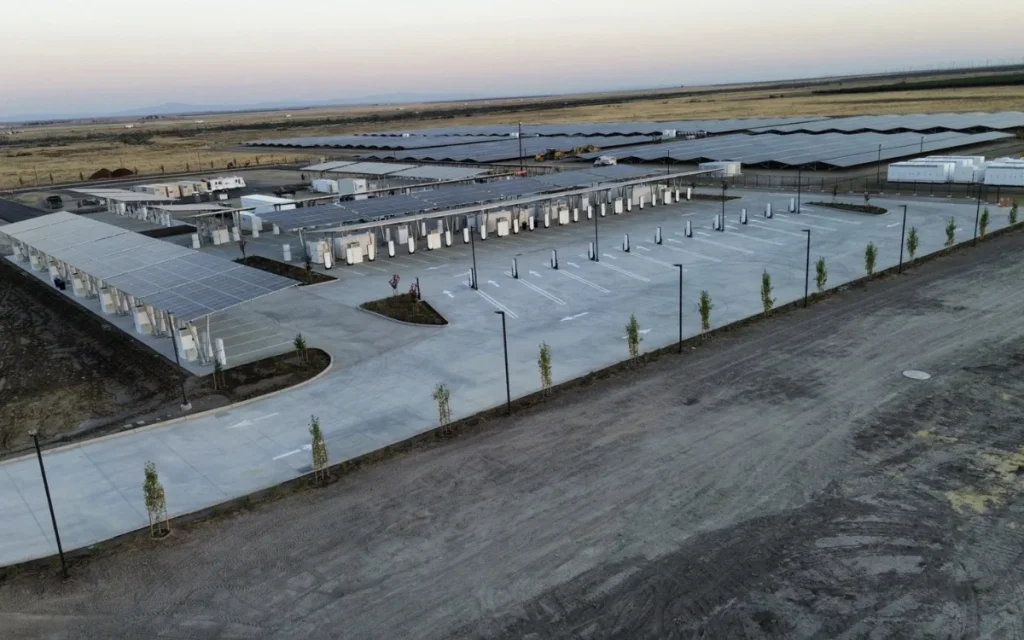 Tesla is planning a massive Supercharger station in California with more than 400 V4 stalls, potentially the biggest EV charging hub ever built