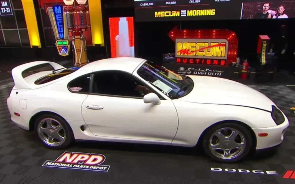 A fourth-gen Toyota Supra just sold for $220,000 at auction, putting the iconic Japanese sports car firmly into modern supercar price territory