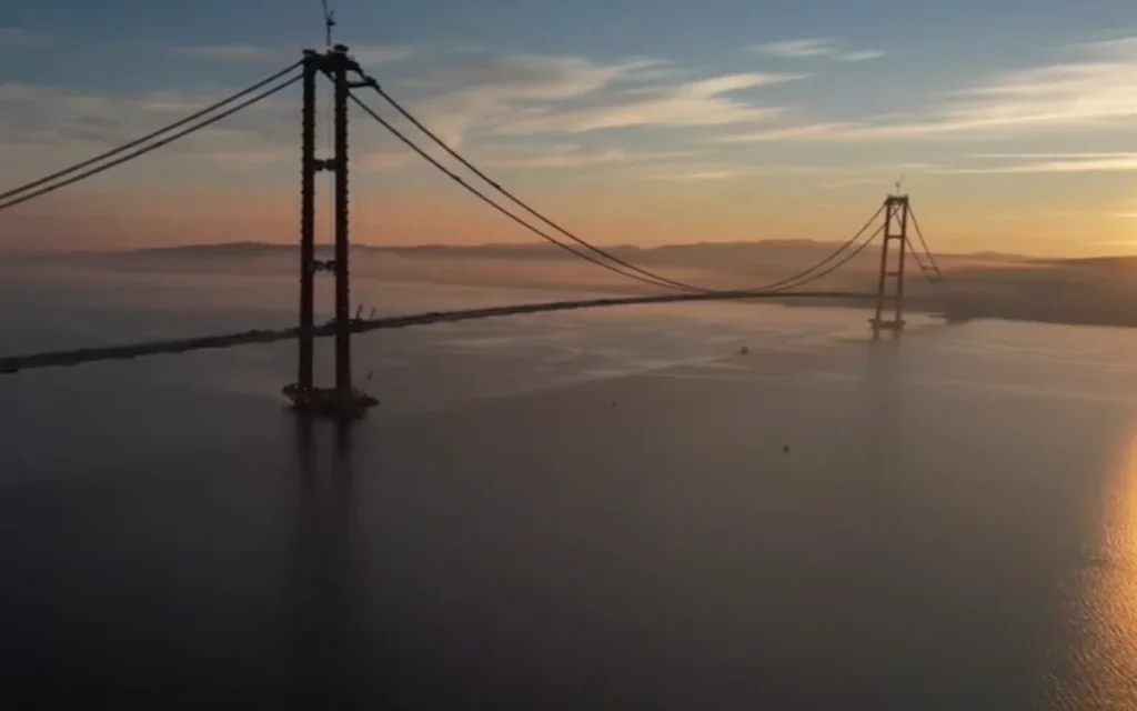 The 1915 Çanakkale Bridge, the world’s longest suspension bridge, links Europe and Asia and is packed with symbolism tied to Turkey’s history and future