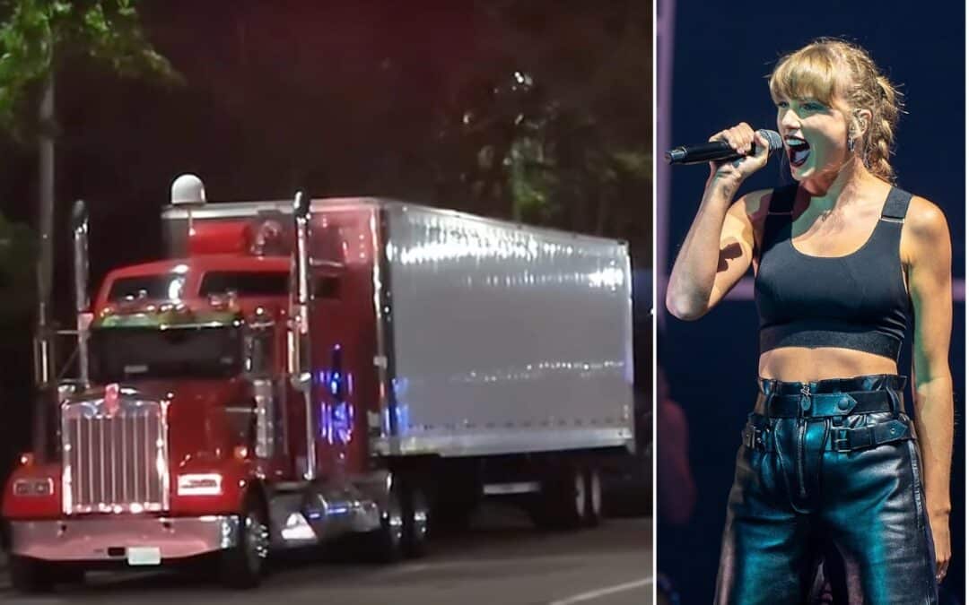Taylor Swift gives every one of her 50 truck haul crew massive six-figure bonuses