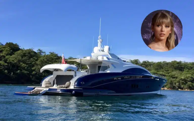 Onboard the 120-foot-long superyacht Taylor Swift parties on is something special