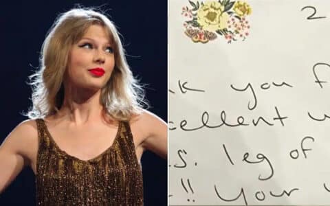 La Lettre Manuscrite De Taylor Swift Aux Camionneurs A été Divulguée