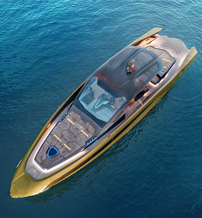 Lamborghini yacht