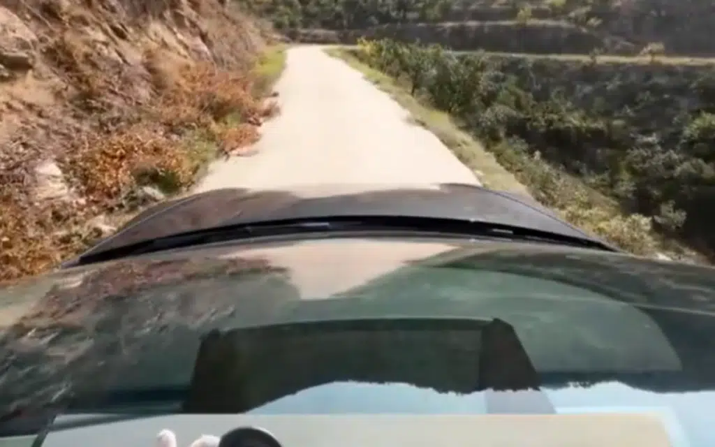 Chinese Tesla owners push limits of Full self-driving (FSD) on toughest mountain terrain in most extreme testing