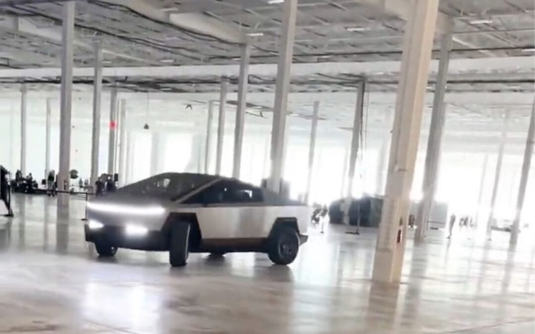 New footage shows the Tesla Cybertruck with a crazy new feature