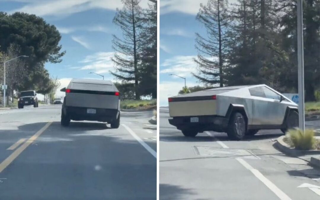 New footage shows the Cybertruck ‘dancing’ and ‘jiggling’ on the road