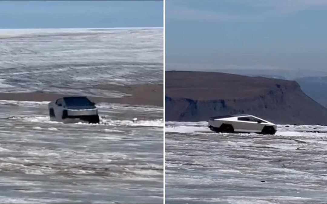 Tesla Cybertruck spotted tearing across Iceland glacier ahead of imminent launch
