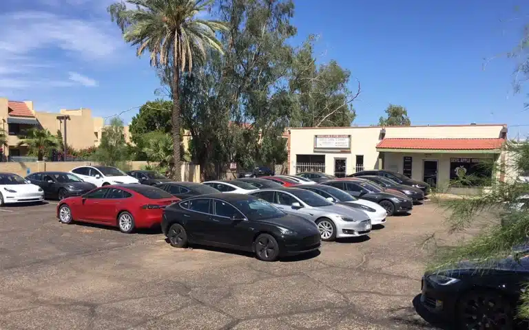 Tesla graveyard in Arizona