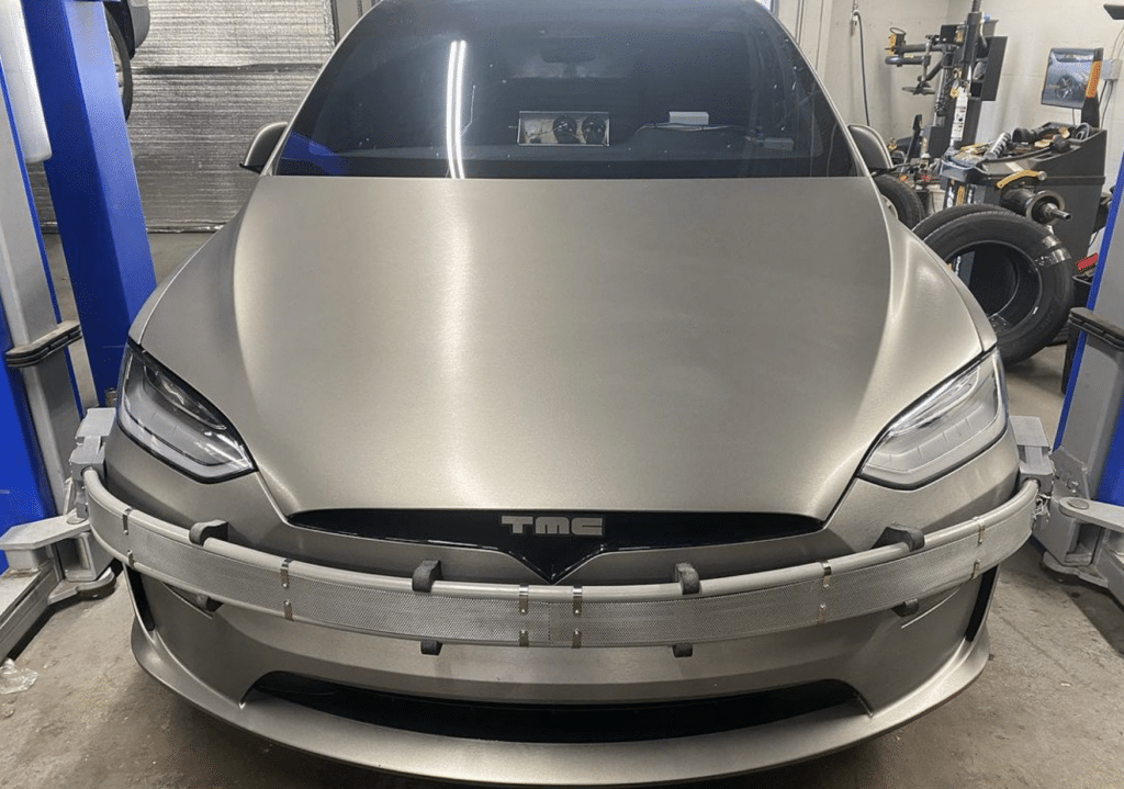 Florida automotive shop builds a Tesla Model X Plaid Time Machine