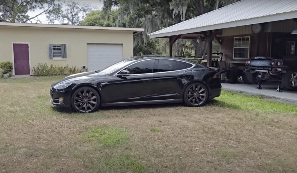 This Tesla sold for half the price because of one word written on the windshield