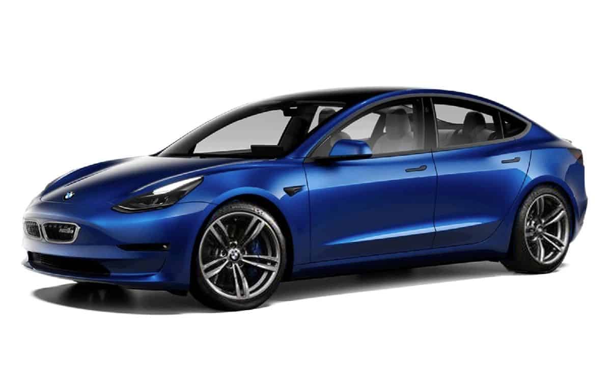Tesla x BMW model Supercar Blondie