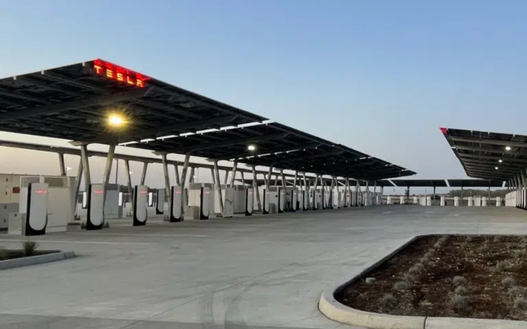 Tesla has finally launched its Oasis Supercharger - the EV charging station of the future and it looks awesome