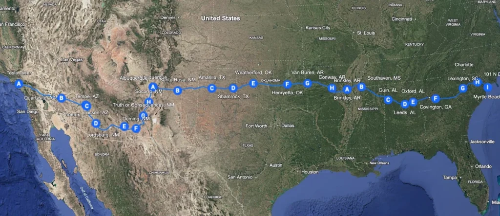 The first person to travel from coast to coast across America using Tesla’s Full Self-Driving has opened up about how the trip went.