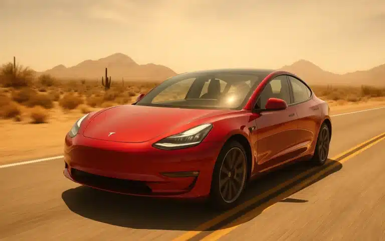 A Tesla Model 3 owner was shocked after seeing how much power he’d used to drive just 95 miles in 118°F Arizona heat