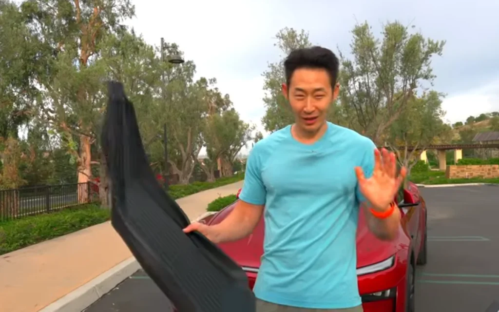 A man bought a bunch of Tesla OEM accessories as well as similar offerings from Temu to see how they compared