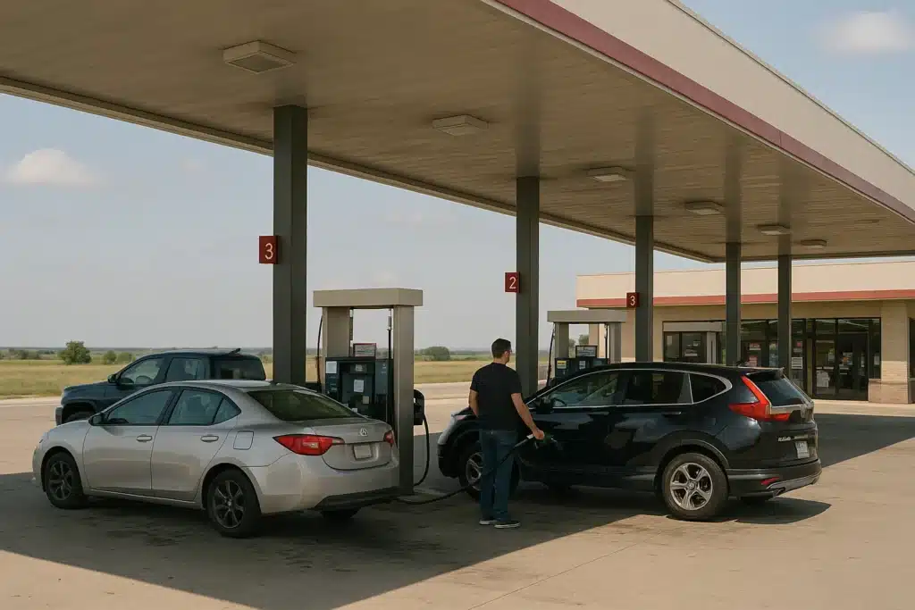 Gas prices are dropping nationwide, but Texas already has the cheapest gas in the country at $2.76 a gallon, beating forecasts for fall