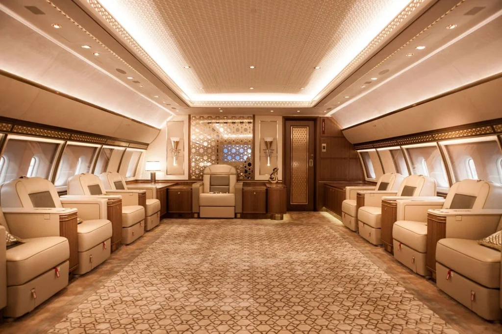 Saudi billionaire ordered the world's largest private jet to have his own flying palace, but never ended up stepping foot on it