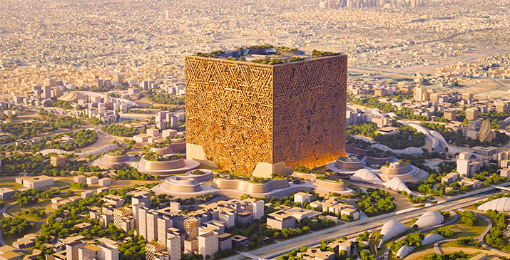 Saudi Arabia's mega-project The Cube will become one of the largest structures in the world