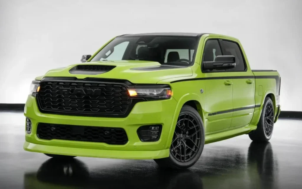 Ram revives its 1970s Dude package for SEMA 2025, turning the Ram 1500 Big Horn into a bright-green tribute to Dodge’s original Sweptline classic