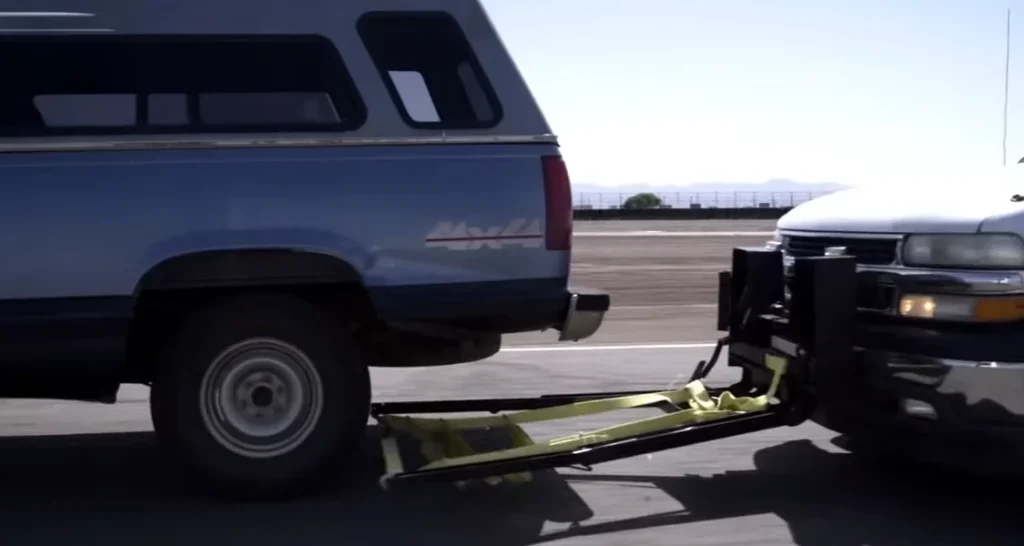 The Grappler police bumper stops fleeing cars with a net around the tire and the pursuit-ending tech started with a viral YouTube video in 2016