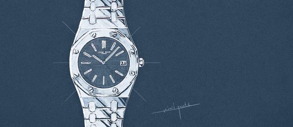 A sketch of the iconic watch.