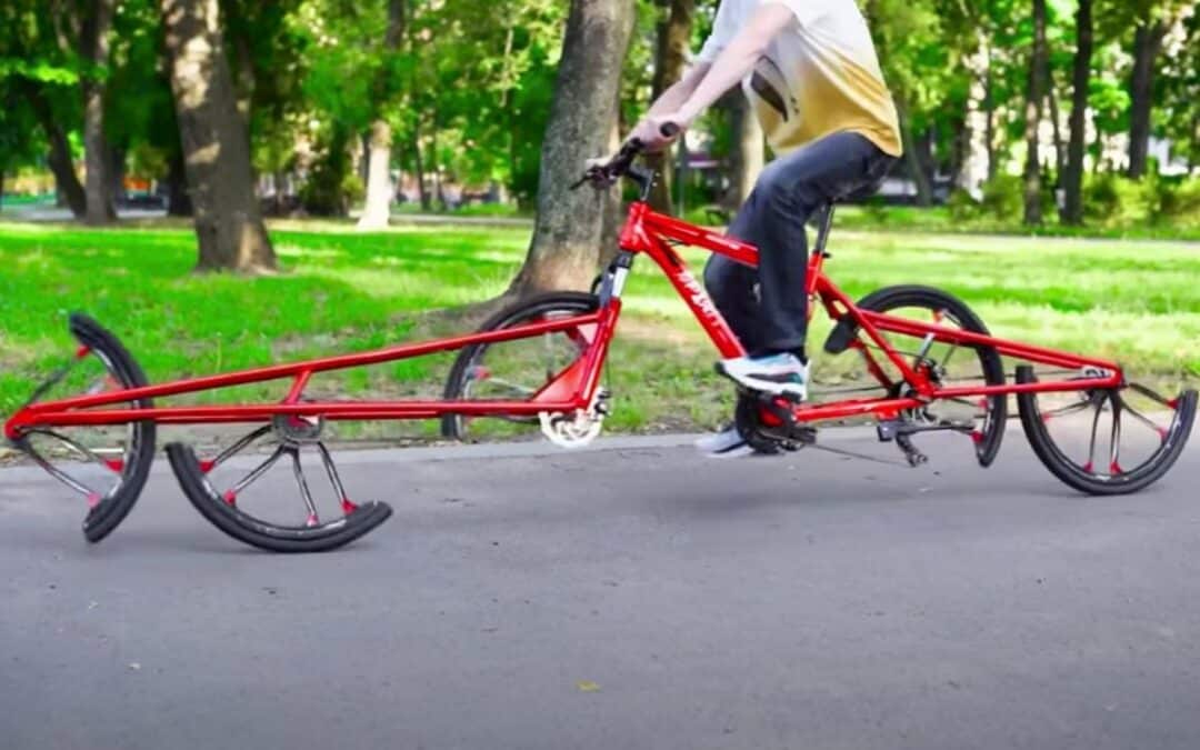 Attempting to ride the most difficult DIY bicycle in the world
