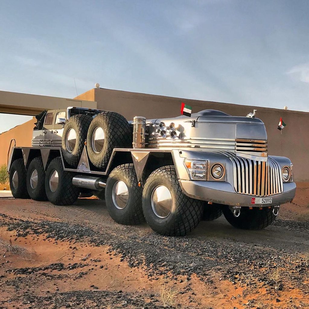 The enormous Dhabiyan is the world's biggest SUV.
