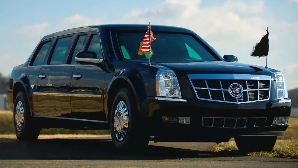 The heavily-armored V8-powered US Presidential limousine is nicknamed ‘The Beast,’ and a quick look at some of its impressive features reveals why