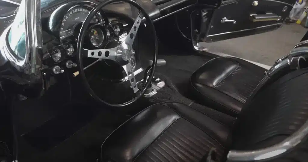 Dirty secret under seats of 1962 Chevy Corvette barn find