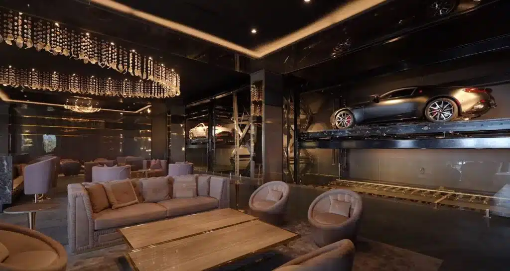 La Fin Mansion Bel Air The Agency Private supercar elevators