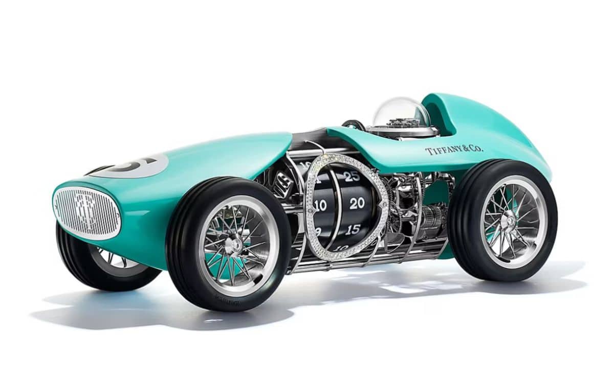 Tiffany & Co.’s $215,000 race car clock costs more than an Aston Martin