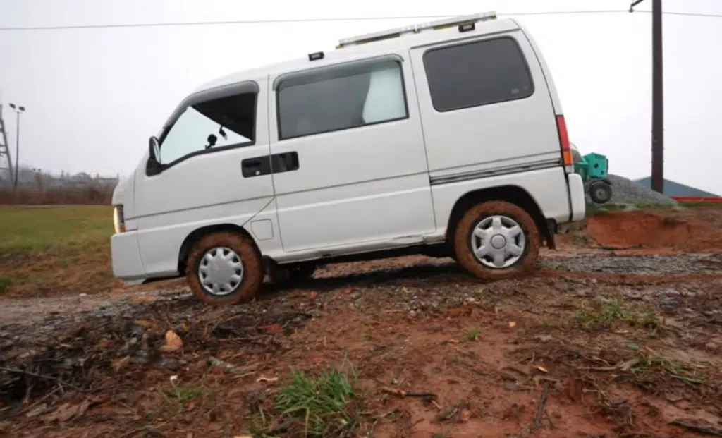 Guy from South Carolina built the world's smallest camper after buying tiny 4x4 van from Japan