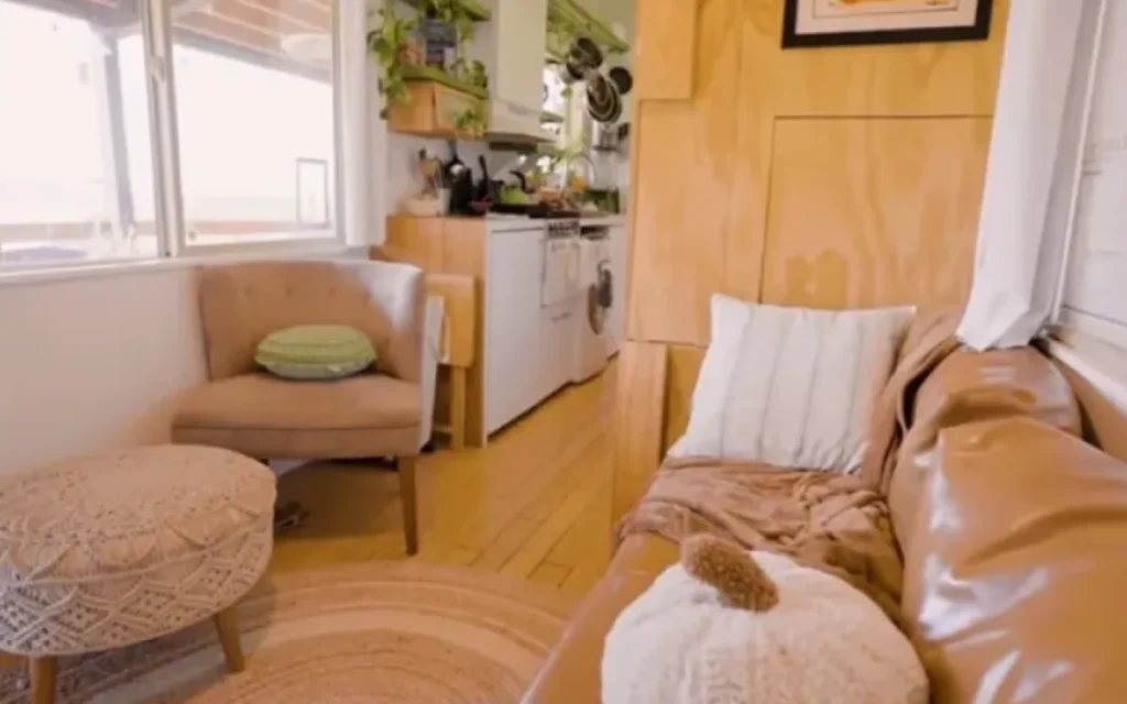A family of four from the US lives in this neat, tiny home that allows them to be completely off-grid and offers surprisingly spacious accommodation