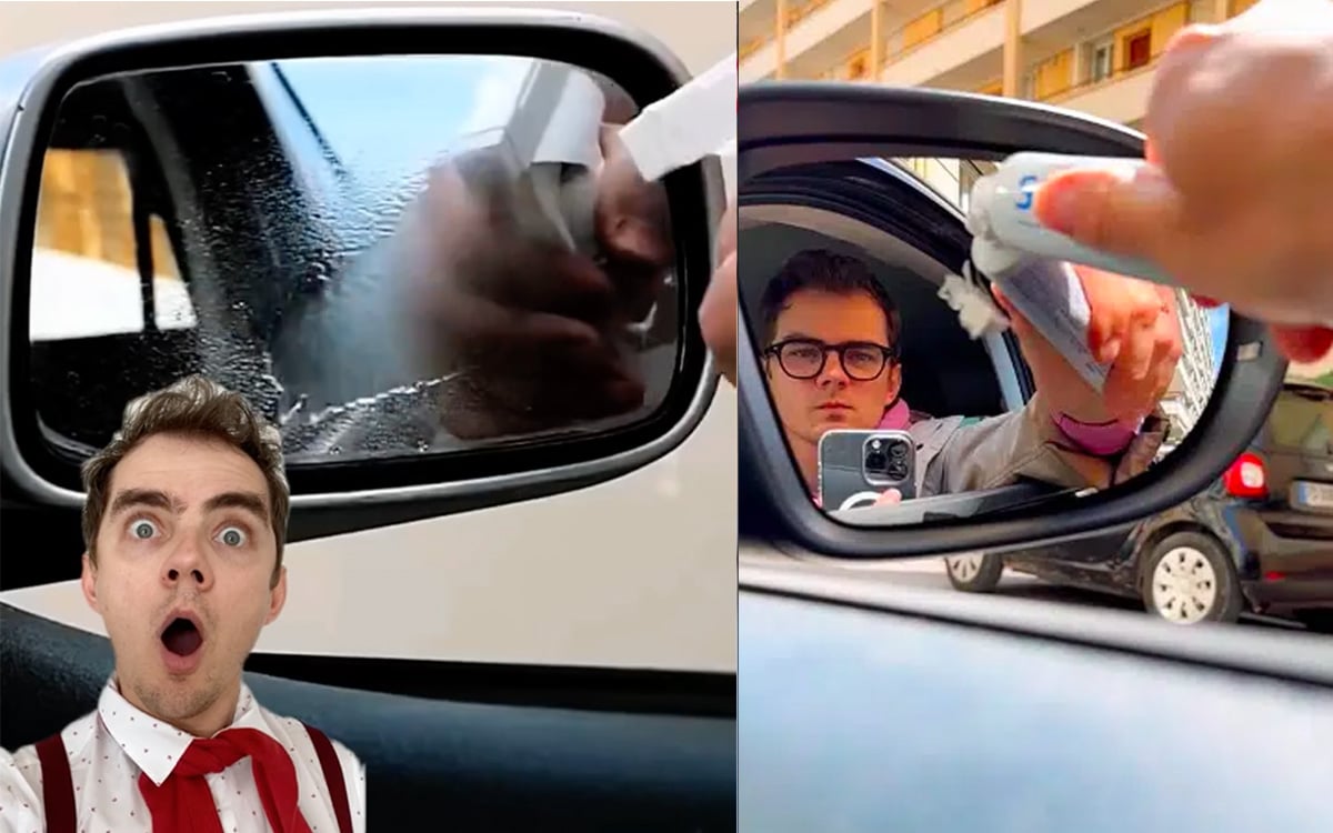 The toothpaste hack to keep car mirrors clear