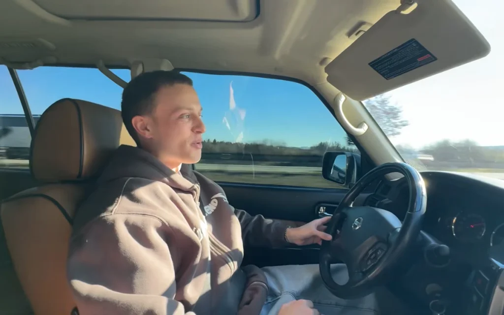 A Nissan Patrol racing on the Autobahn in a high-speed test that raises one simple question: how fast is too fast for a 2.5-ton SUV?