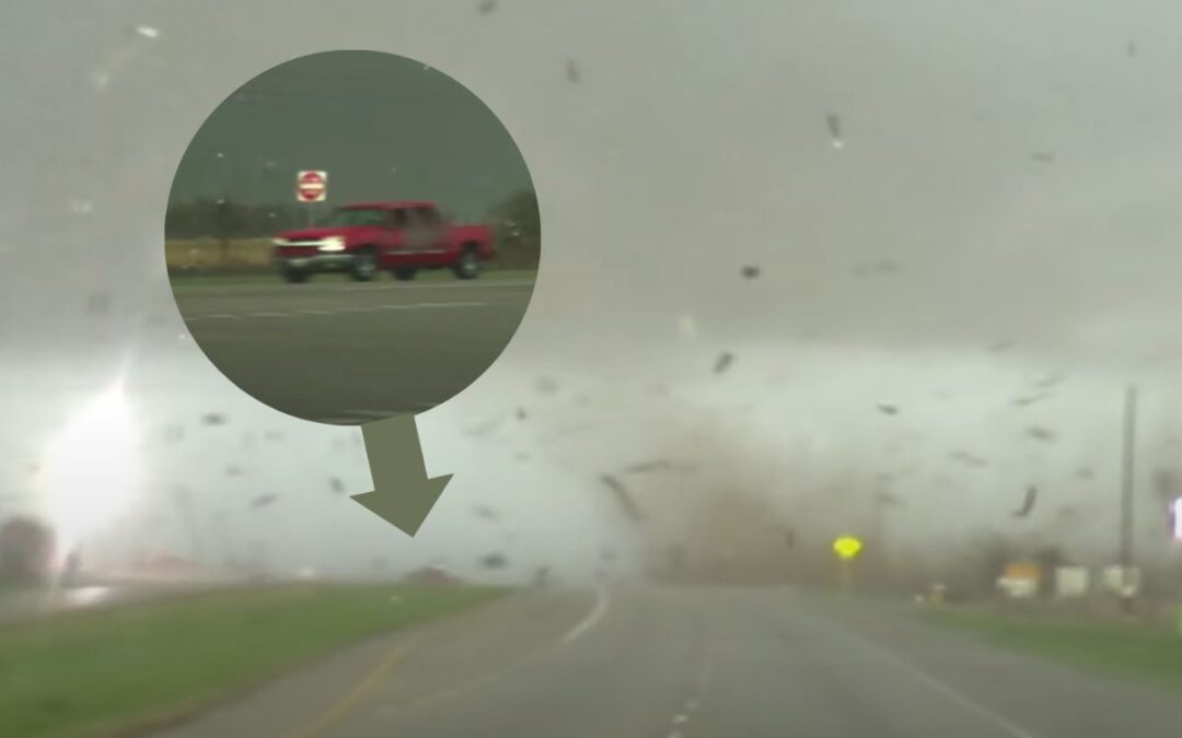 Watch this tornado flip trucks as it tears through Texas, US