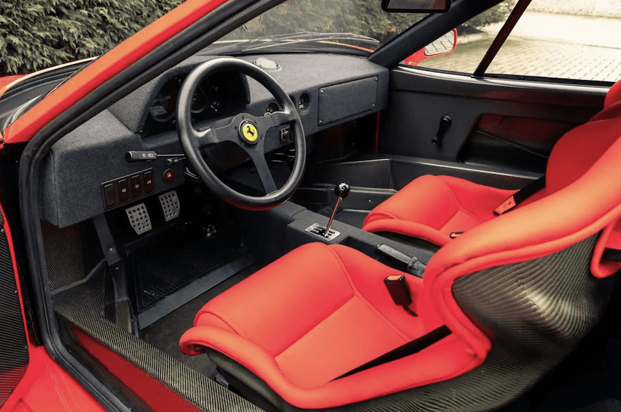 Toto Wolff's Ferrari interior