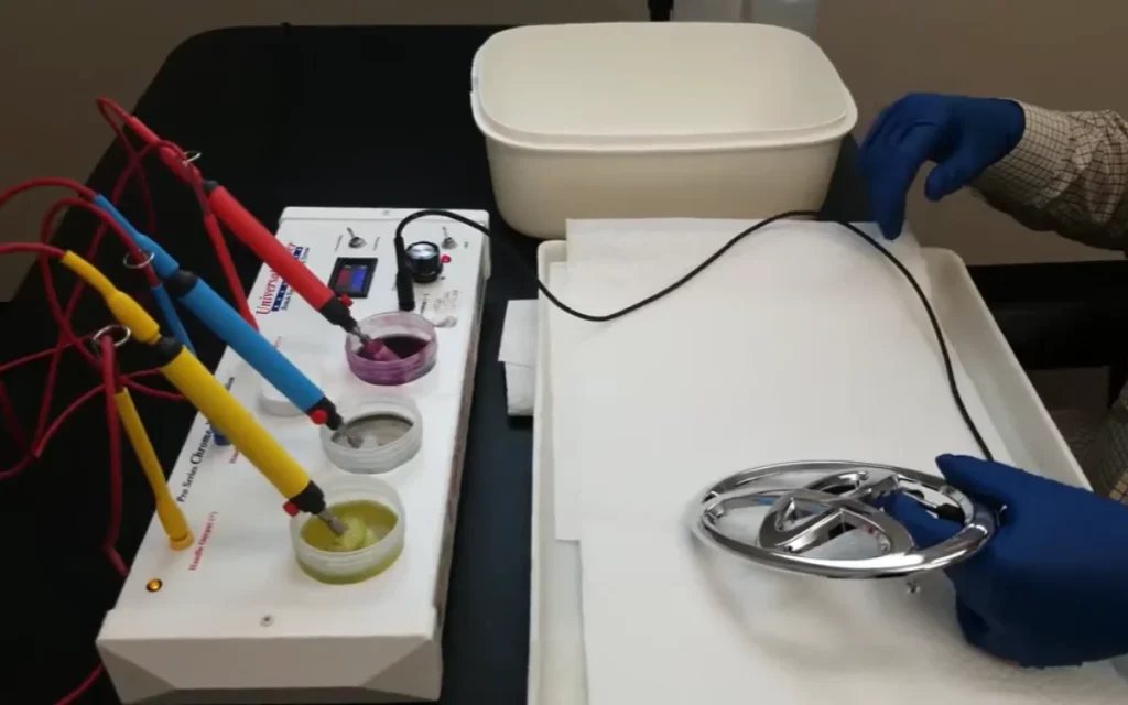 Watch these guys create a gleaming gold-plated Toyota badge in a process so precise and mesmerizing it feels like mechanical meditation
