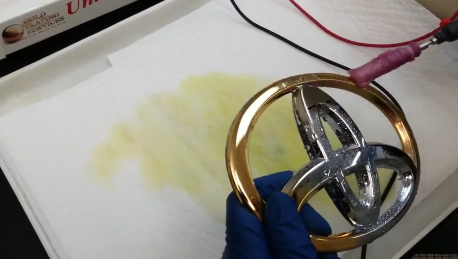 Watch these guys create a gleaming gold-plated Toyota badge in a process so precise and mesmerizing it feels like mechanical meditation