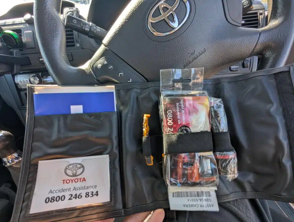 Driver's 2006 Toyota Avensis has two bizarre items that came with the car in the glovebox