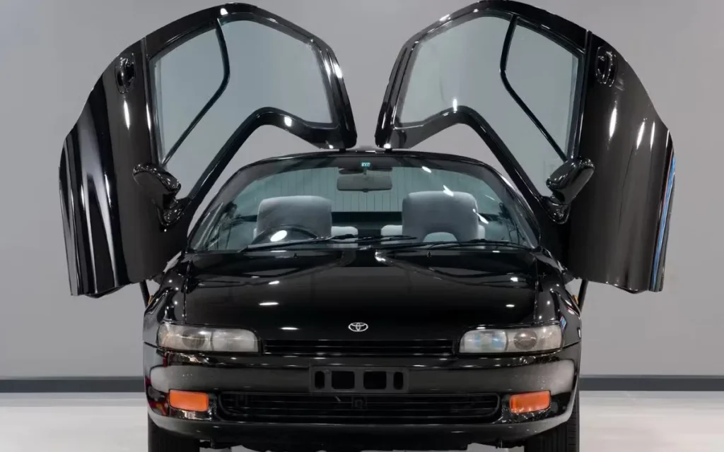 The forgotten Toyota Sera economy car with butterfly doors ended up influencing the legendary McLaren F1 and the connection as cool as it sounds