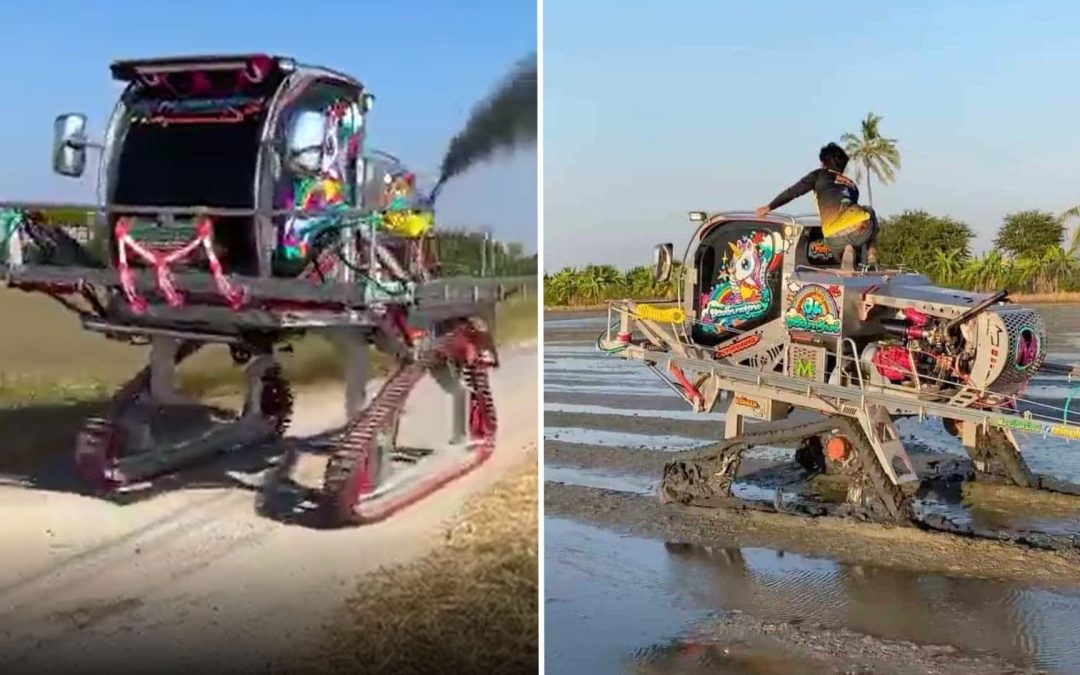 A turbocharged rice tractor – the ultimate farming machine